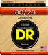 DR Strings Hi-Beam 80/20 Brass Acoustic Guitar Strings - 13/56 Medium