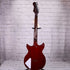 Harmony Guitars Rebel Flame Maple Electric Guitar- Transparent Red
