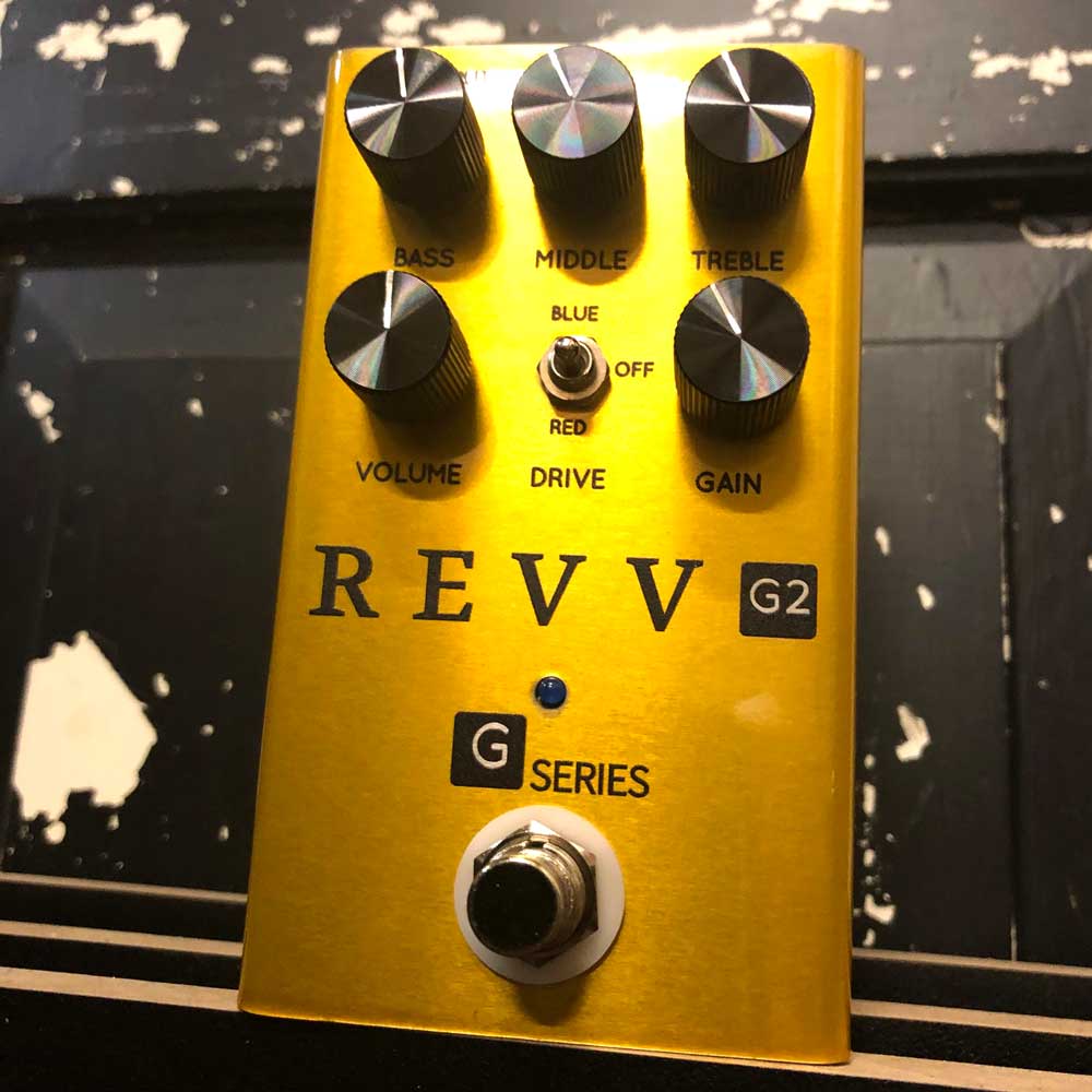 Revv Amplification G2 Overdrive Pedal - Limited Gold Edition