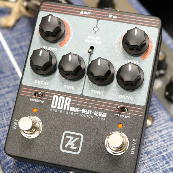【美品】Keeley DDR DRIVE-DELAY-REVERB Amazon.com: Keeley DDR Drive Delay and Reverb Pedal, Black (KDDR