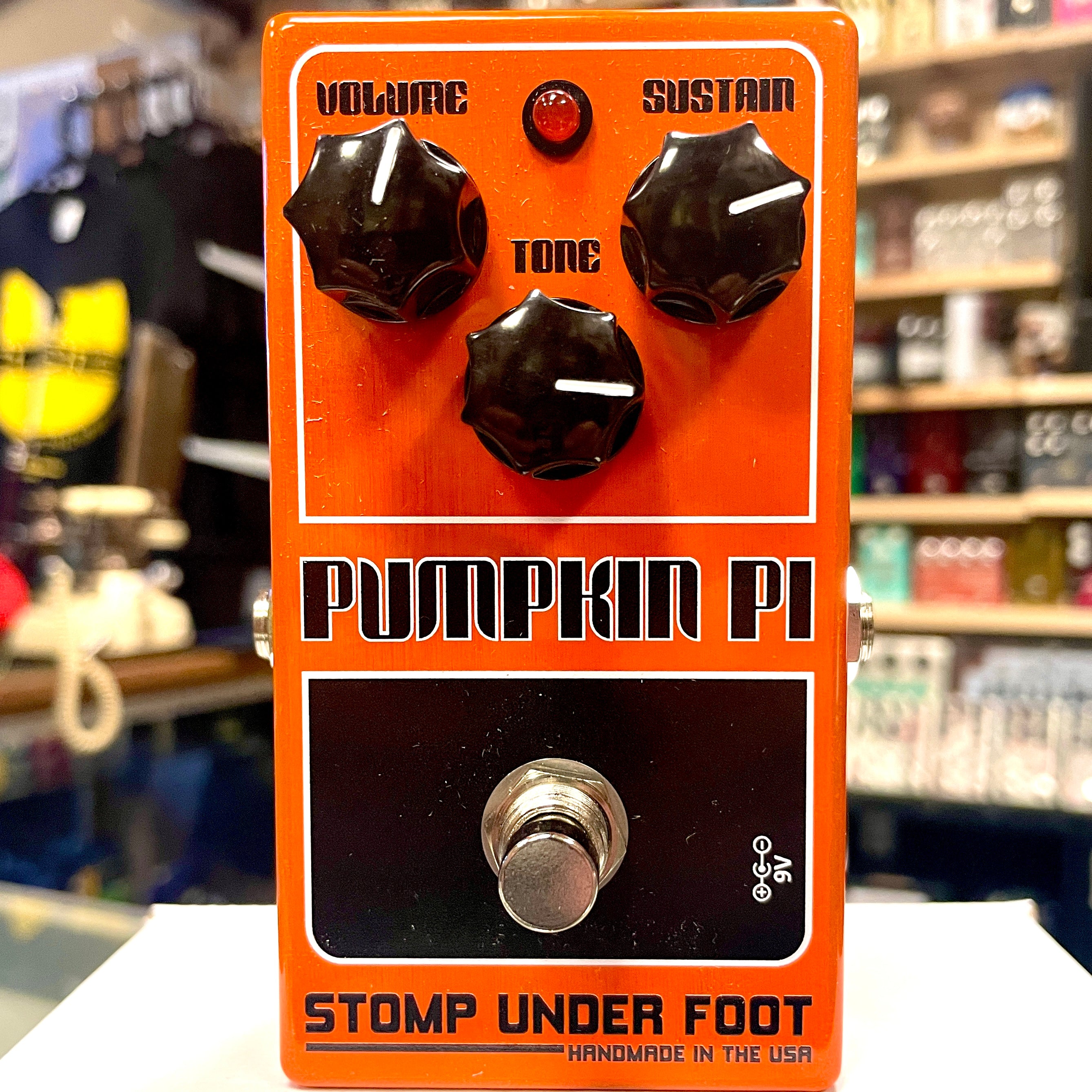 Stomp Under Foot Pumpkin Pi Fuzz Pedal