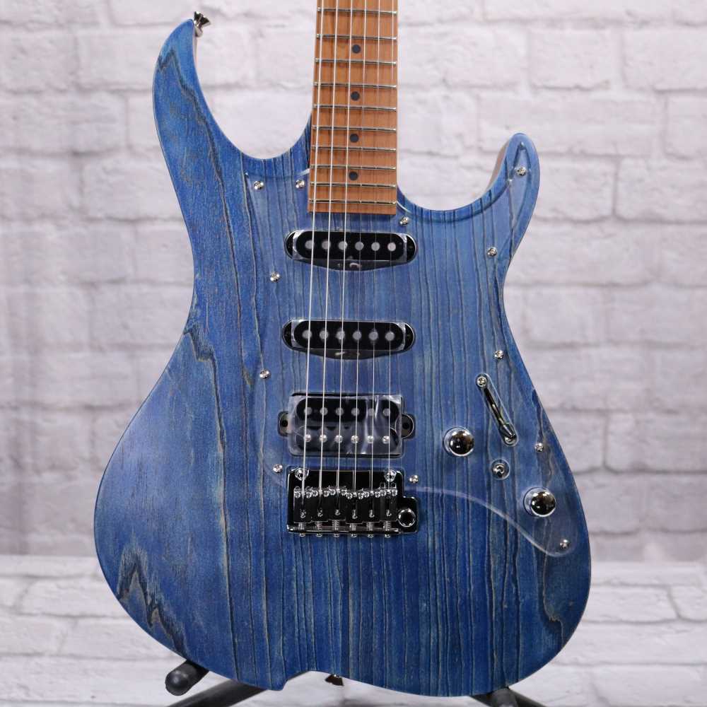 Vola Guitars - OZ RV - ROA - Sand Blast Faded Blue