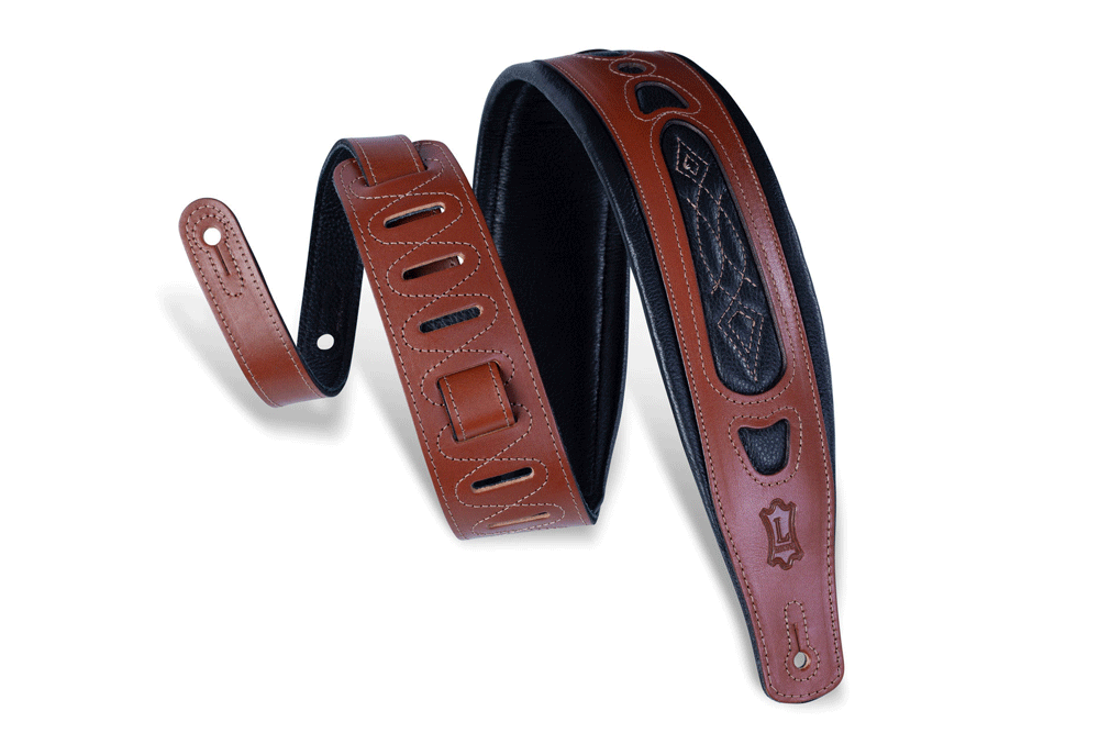 Levy's Leathers Heirloom Series 3" Veg-Tan Leather Guitar Strap - PM31-WAL