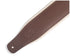 Levy's Leathers Classics Series Guitar Strap – Brown Leather w/Cream-MS26PD-BRM_CRM