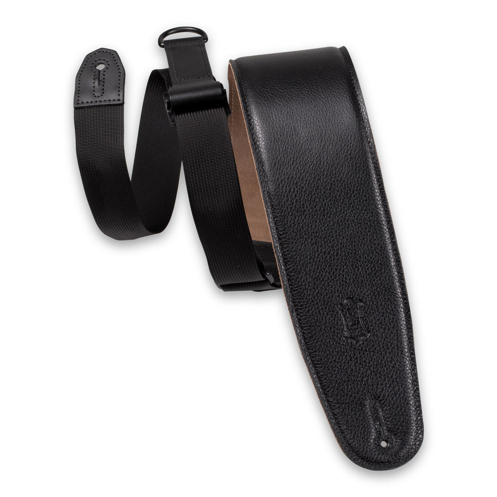 Levy's Leathers Right Height M4GF Garment Leather Bass Strap – MRH4GF-BLK