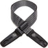Lock-It Straps 2" Silver Checkerboard Poly Guitar Strap - Locking Ends