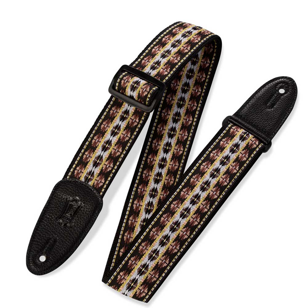 Levy's Leathers 2″ 60’s Hootenanny Jacquard Weave Guitar Strap D-19
