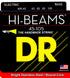 DR Strings HI-BEAMS - Stainless Steel Bass Strings:  45-105 - Medium