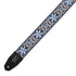 Levy's Leathers Right Height Strap w/ Woven Blue White Black Motif – MRHHT-10