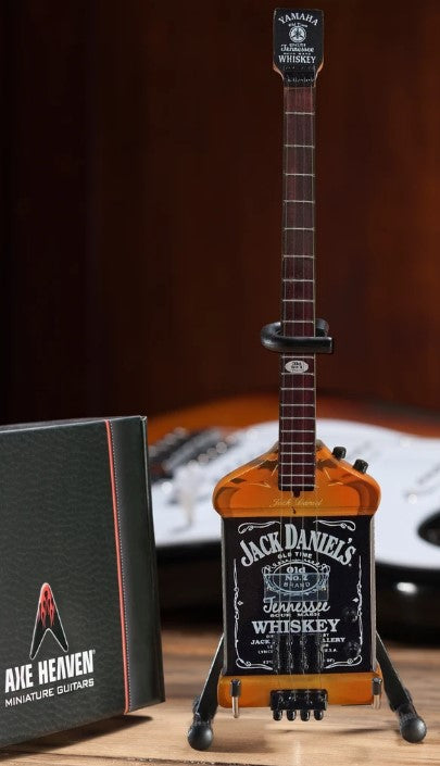 AXE HEAVEN Michael Anthony Jack Daniel’s Bass Mini Guitar Replica Collectible