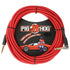 Pig Hog 10ft Right Angle "Candy Apple Red" Vintage Instrument Cable