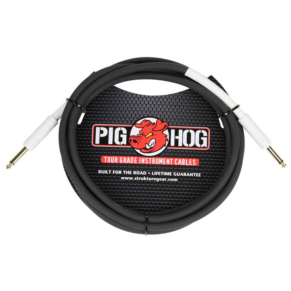 Pig Hog 10ft 1/4" - 1/4" 8MM Tour Grade Instrument Cable