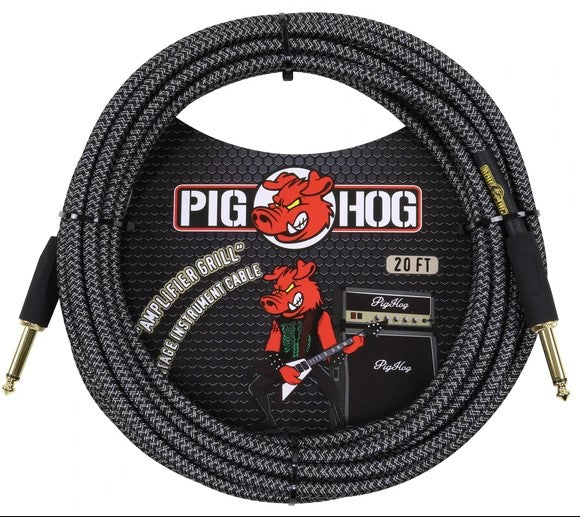 Pig Hog 20FT "Amplifier Grill" Instrument Cable