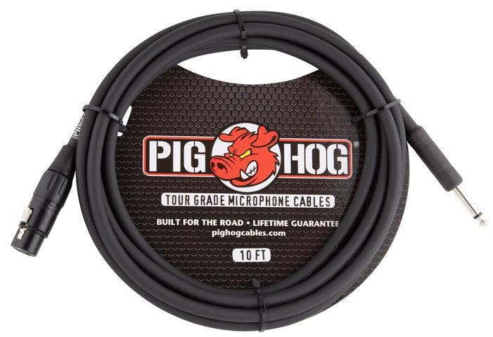 Pig Hog Hi-Z Mic Cable, 10ft