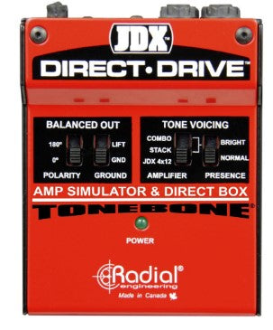 Radial Engineering JDX Direct-Drive Amp Simulator & DI Box