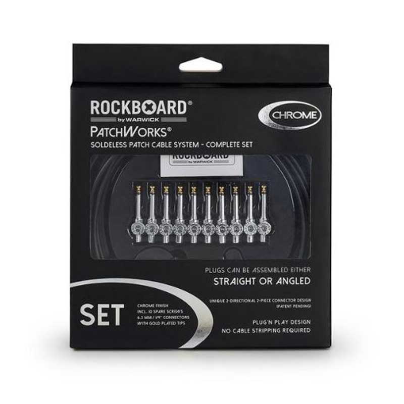 RockBoard PatchWorks Solderless Patch Cable Set, 10 Piece