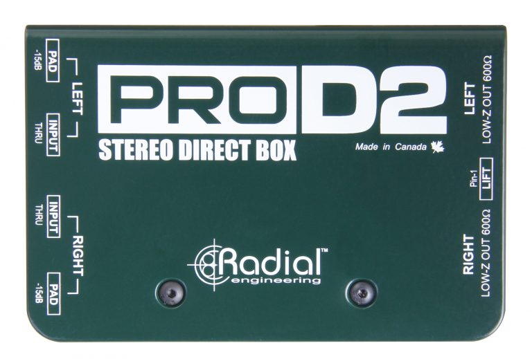 Radial Engineering ProD2 Stereo Passive Direct Box