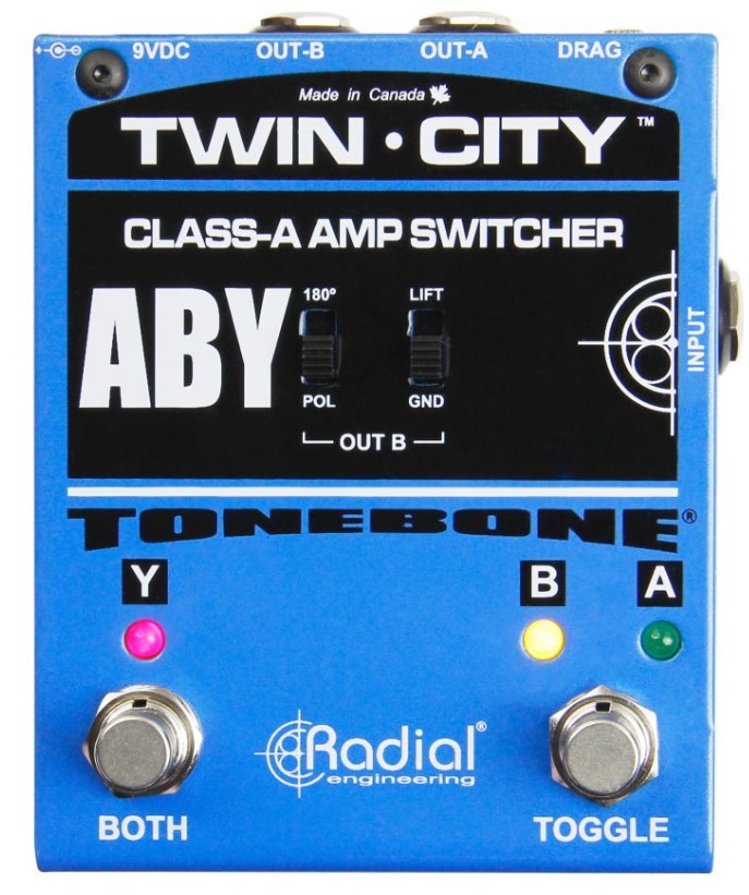 Radial Engineering Twin-City Active Amp Switcher