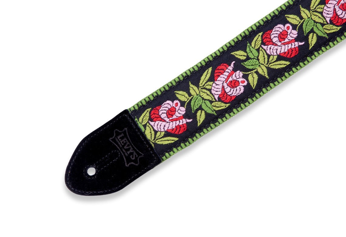 Levy's Leathers 2" PRINT SERIES Rosa – Pink Guitar Strap MC8JQ-003
