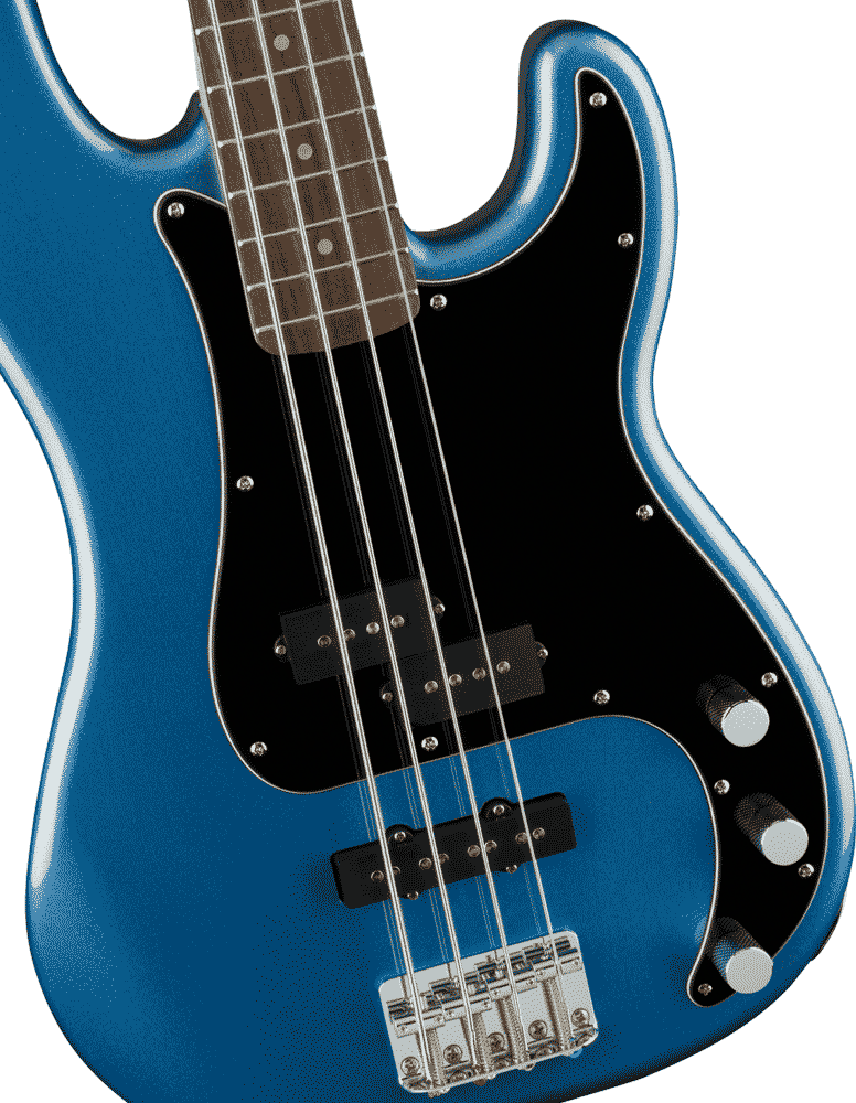 Squier Affinity Series Precision Bass PJ Guitar in Lake Placid Blue