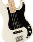 Squier Affinity Series Precision Bass PJ Guitar in Olympic White