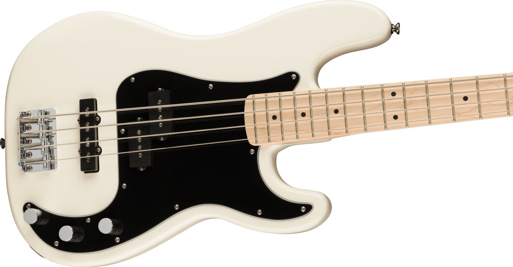 Squier Affinity Series Precision Bass PJ Guitar in Olympic White