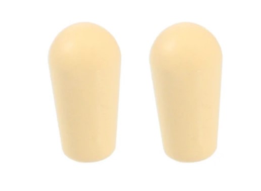 Allparts SK-0040-028 Cream Switch Tips for USA Toggles