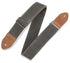 Levy's Leathers 2" TEXTURES SERIES Traveler’ Waxed Canvas Forest Green Guitar Strap – M7WC-FGN
