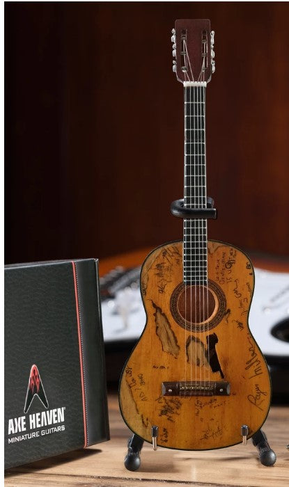 AXE HEAVEN Signature “Trigger” Acoustic Miniature Guitar Replica Collectible