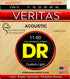 DR Strings Veritas Acoustic Guitar Strings W/ACT - 11/50 Custom Light
