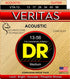 DR Strings Veritas Acoustic Guitar Strings W/ACT -  13/56 Medium