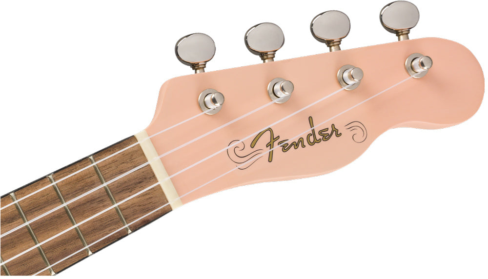 Fender Venice Soprano Ukulele - Shell Pink