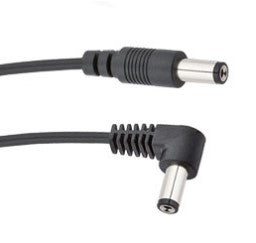 Voodoo Lab 2.1mm Straight to Right Angle Barrel Cable - 18" inch