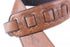 Walker and Williams G-964 Java Brown Tooled Strap with Padded Glove Leather Back