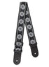 Walker and Williams H-23 Vintage Series Woven Strap Black & Silver