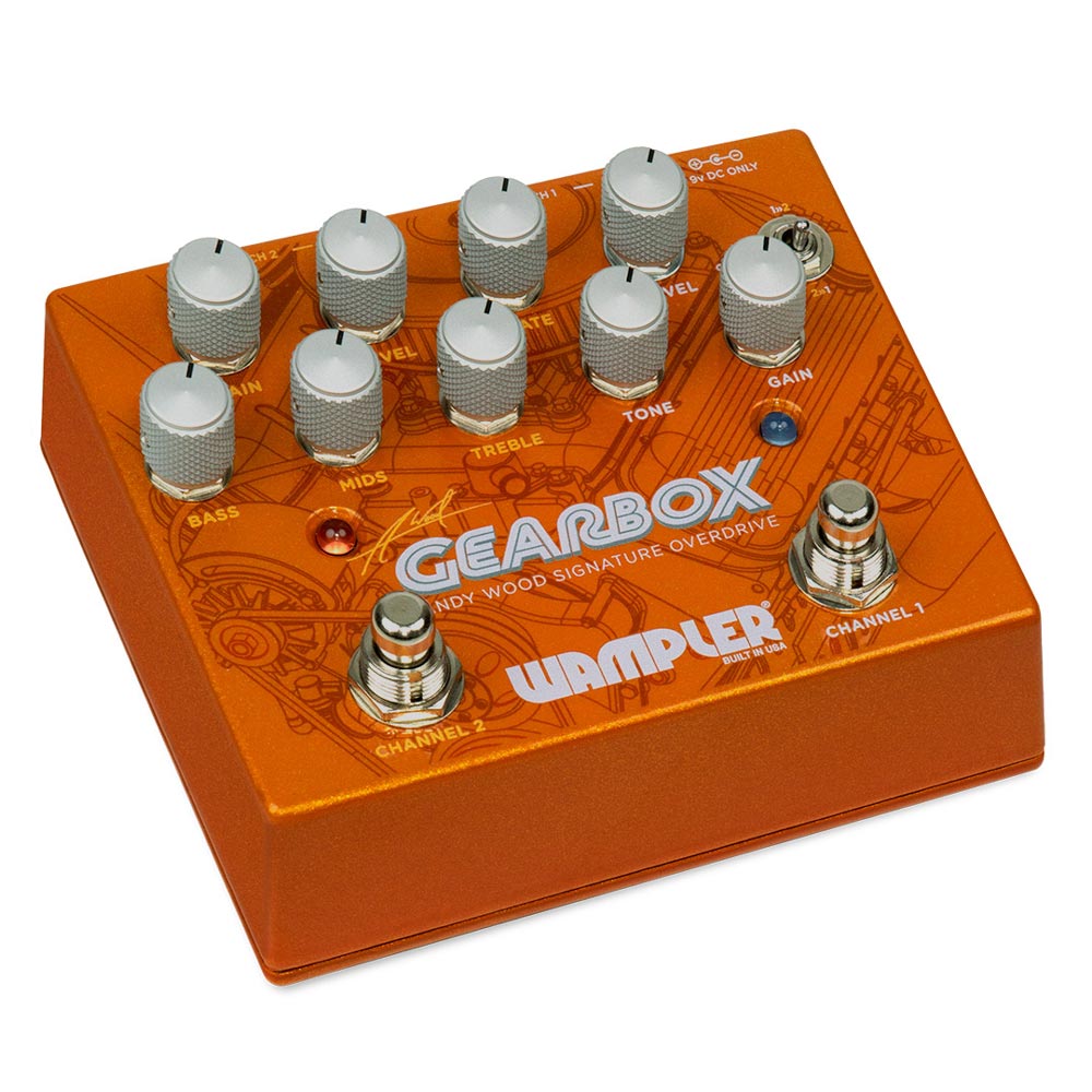 Wampler Andy Wood Gearbox Signature Overdrive Dual Channel Pedal