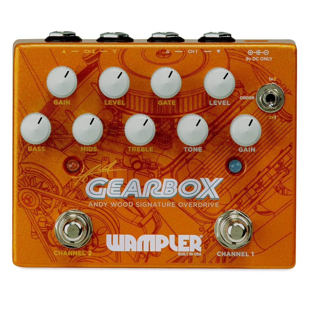 Wampler Andy Wood Gearbox Signature Overdrive Dual Channel Pedal