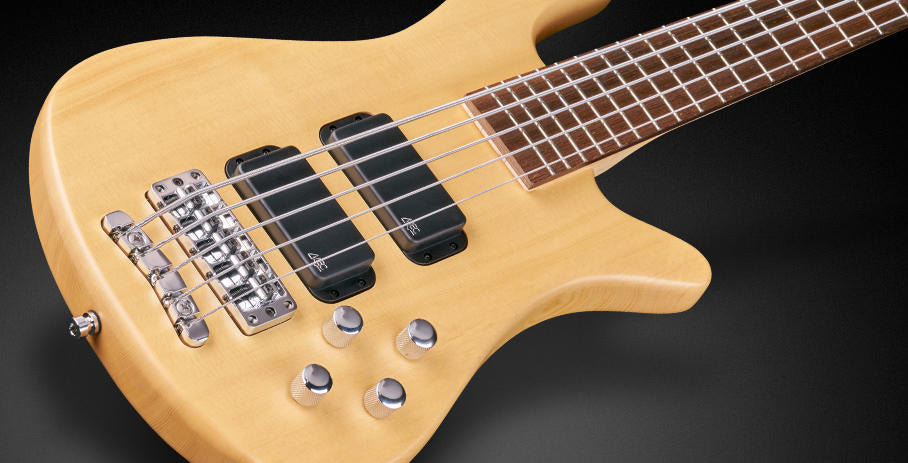 Warwick RockBass Streamer Standard, 5-String Electric Bass - Natural Transparent Satin