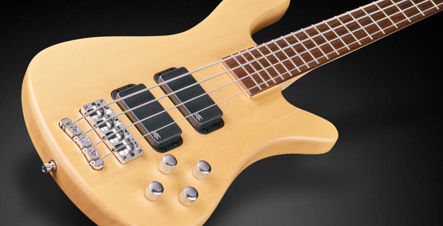 Warwick RockBass Streamer Standard, 4-String Electric Bass - Natural Transparent Satin