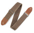 Levy's Leathers 2" TEXTURES SERIES Traveler’ Waxed Canvas Guitar Strap Tan – M7WC-TAN