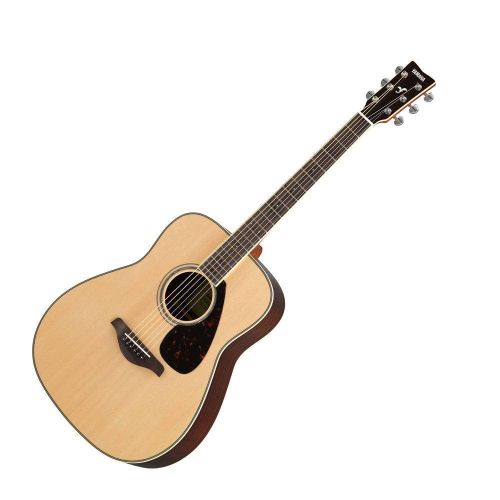 Yamaha FG830 Folk Guitar Solid Top - Natural – Flipside Music