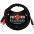 Pig Hog 3.5 mm to Dual RCA (Male) Stereo Breakout Cable, 6 feet,