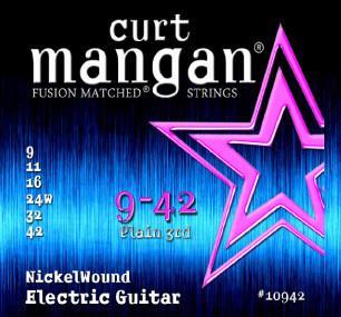 Curt Mangan 9-42 Nickel Wound Electric Guitar String Set