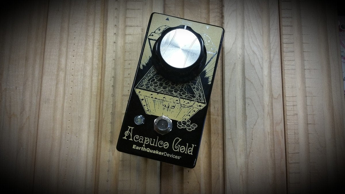 acapulco pedal EarthQuaker Devices Acapulco V2 Power Amp Distortion Gold