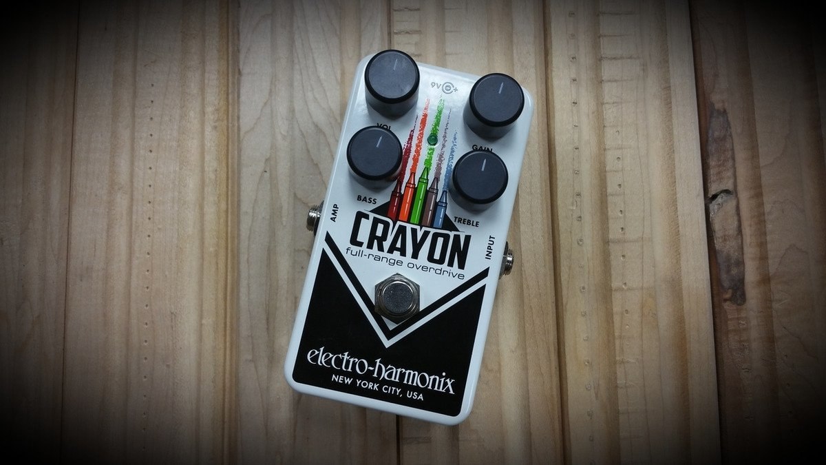 Electro-Harmonix Crayon Full-range Overdrive Guitar Effects Pedal