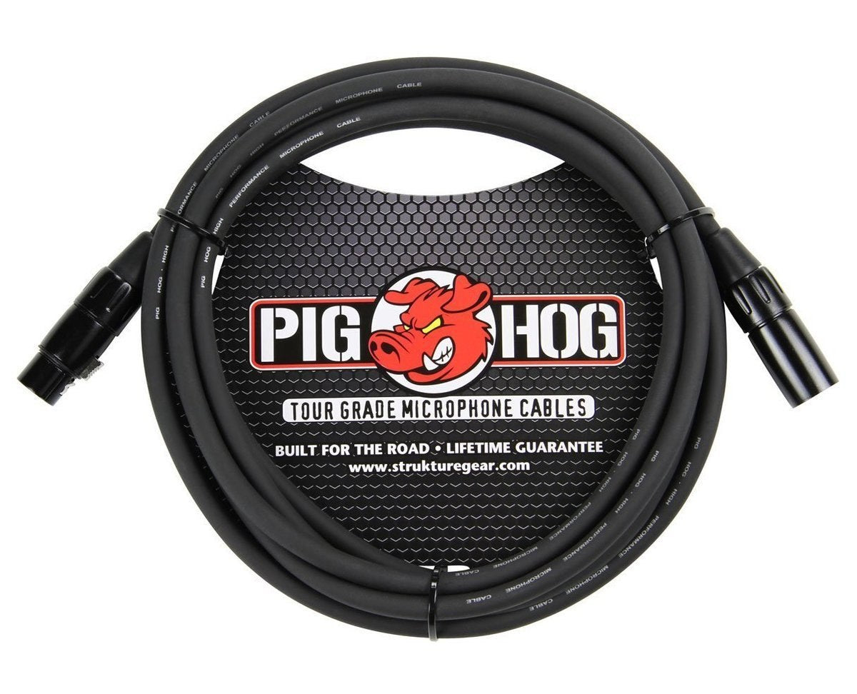 Pig Hog 10ft Microphone XLR Balanced Cable