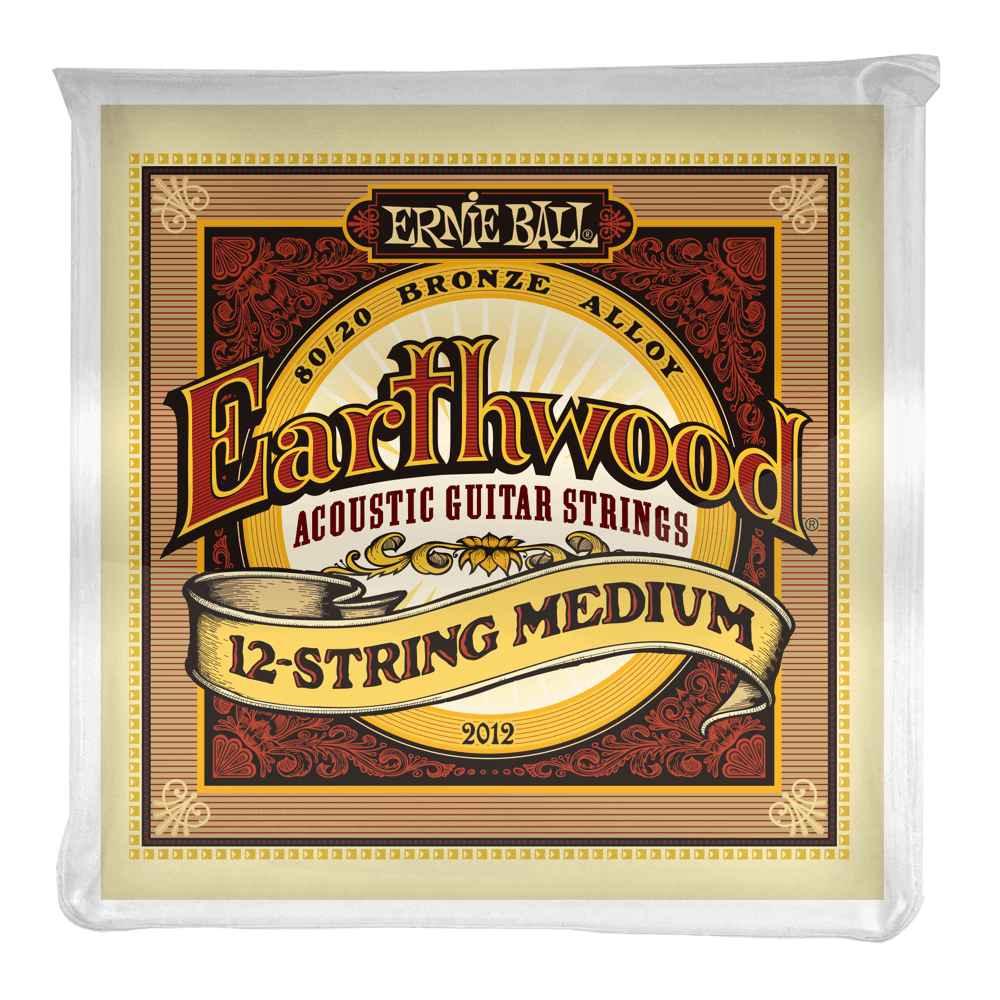 Ernie Ball Earthwood Medium 12-string 80/20 Bronze Acoustic Guitar Strings