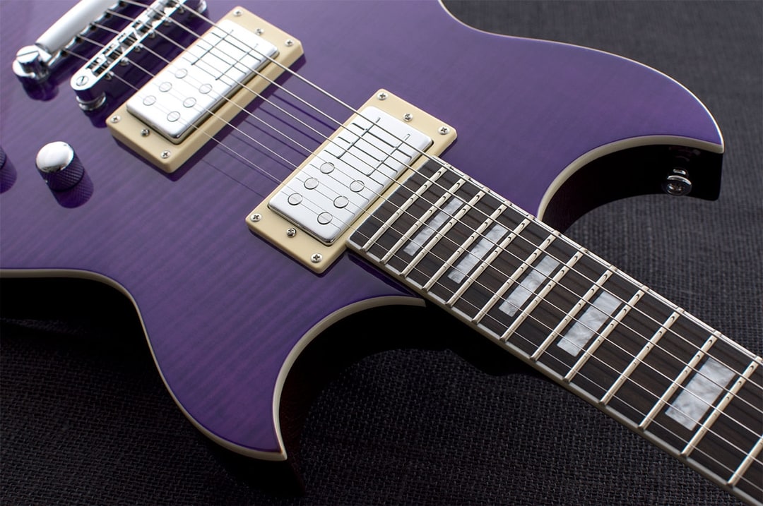 Reverend Guitars Sensei RA FM (Flamed Maple) Electric Guitar in Purple